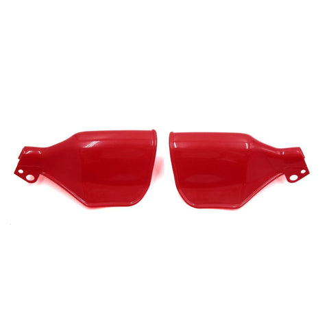 Yamaha 2 x Pair Red Plastic Handlebar Brush Bar Hand Guard Handguard