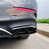 Mercedes E-Class AMG-Line Sedan Gloss Black Rear Exhaust Tip Cover