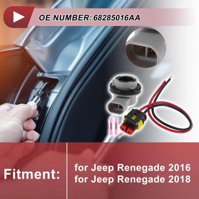 Jeep Renegade Tail Light Socket Wiring (2016)
