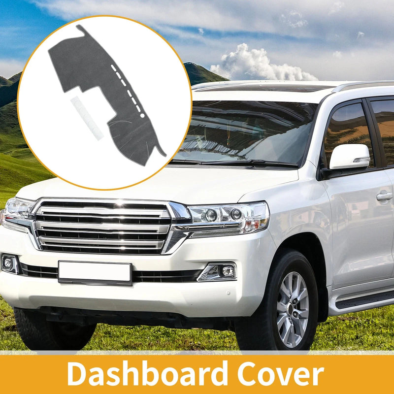Toyota MARK X Dash Cover Mat Carpet Gray Dashboard Cover 1 Pc (2004-2009)