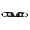 BMW E46 M3 Glossy Black Front Fog Light Covers (2001-2006)