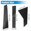 Honda - Carbon Fiber Pattern 6 x Pillar Post Side Door Window Covers