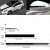 5 x Car Side Body Vinyl Hood Roof Decals Racing Stripe Universal