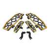 Harley Touring Alu Front Floorboard & Rear Foot Pegs with Mounts (1993-2023)