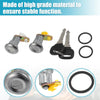 Mazda B2200 (1986-1993) - 1 Set Silver Black Door Lock Cylinder Replacement