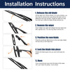Honda CR-V Rear Windshield Wiper Blades (2017-2022)