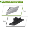Porsche Panamera Silver Tone Left Washer Nozzle Cover Cap