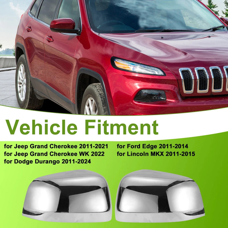 Jeep Grand Cherokee 1 Pair Mirror Cover Cap Replacement (2011 - 2021)