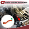Bosuer M4 Orange Lever Green Head Folding Motorcycle Gear Shifter Lever
