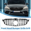 Mercedes-Benz C250 (2015-2018) Black Front Upper Bumper Grille