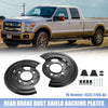 Ford F250 Super Duty Rear Brake Dust Shield Backing Plates (1999-2010)