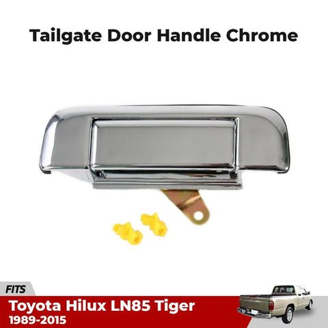 Rear Centre Chrome Tail Gate Handle Fits Toyota Hilux LN85 LN147 KUN SR5 1989-15