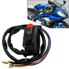 Universal 7/8" Handlebar Motorcycle Ignition Switch Starter - Black