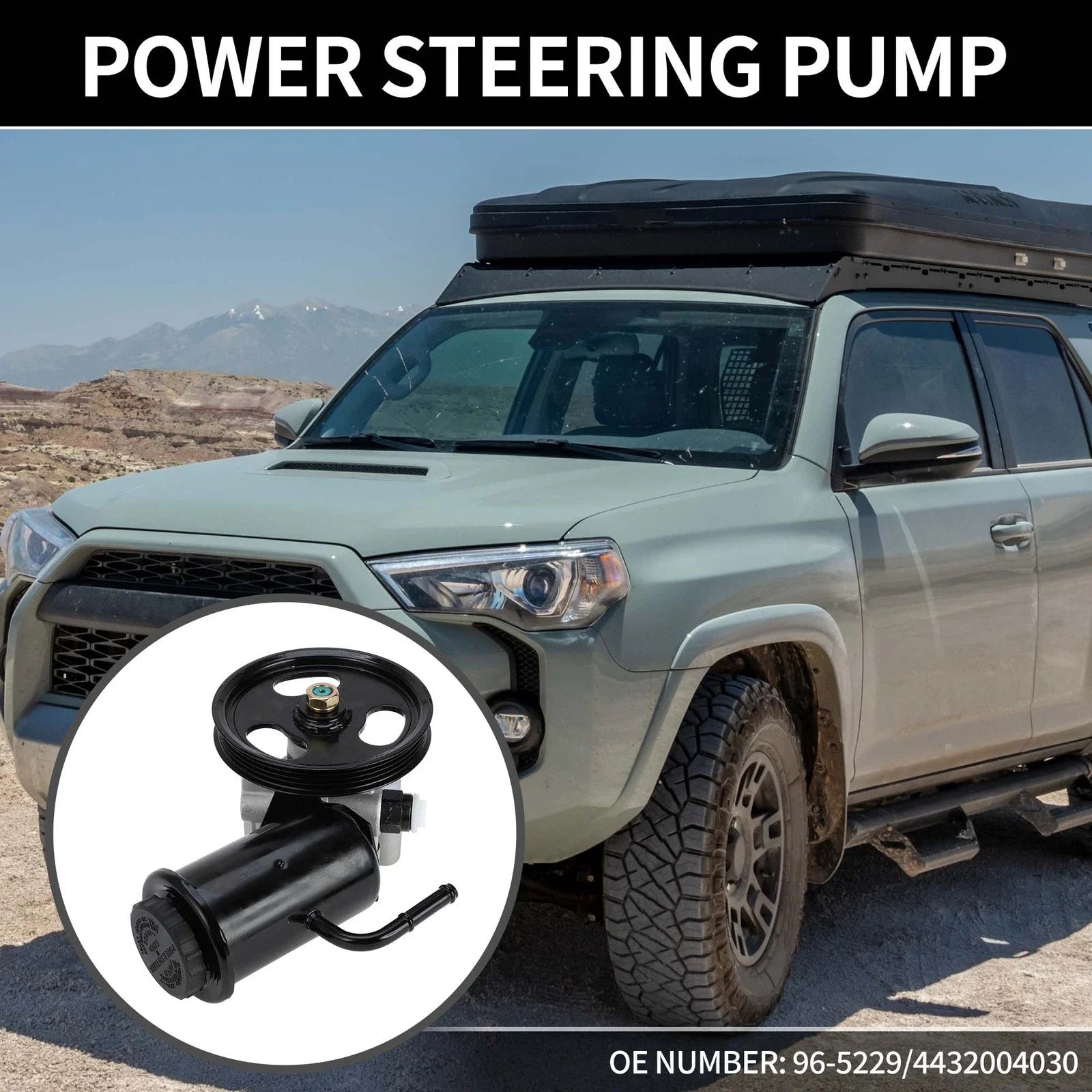 Power Steering Pump with Pulley for Toyota 4Runner (1996-2002)