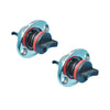 Chrome Boat Bungs with Plastic Coarse Thread Transom Bung
