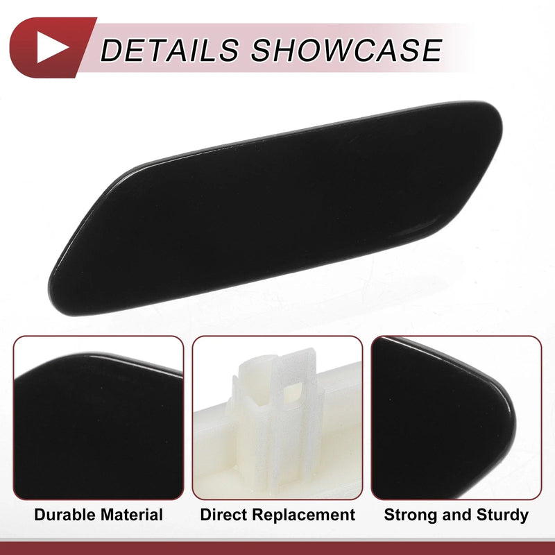 Lexus RX350 (2016-2019) Black 1 Pcs Front Left Washer Nozzle Cover