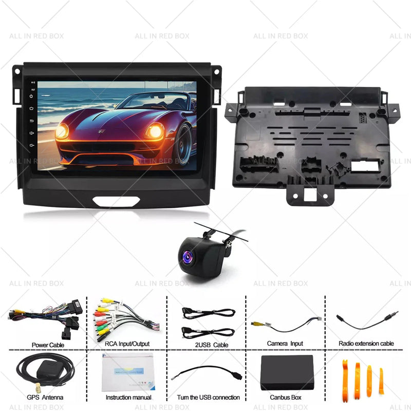 Ford Ranger (2016-2020) Wireless CarPlay Android Auto GPS FM Dash Kit