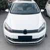 VW Golf 6 MK6 Front Bumper Spoiler Lip Splitter (2008-2012)