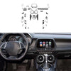Chevrolet Camaro 16-22 34Pcs Soft Carbon Fiber Full Interior Kit Cover Trim