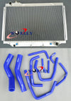 Toyota Land Cruiser 80 Series Aluminum Radiator + Blue Hose (1990-1998)
