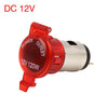 Car Boat Motorcycle Cigarette Lighter Socket Plug Outlet Red