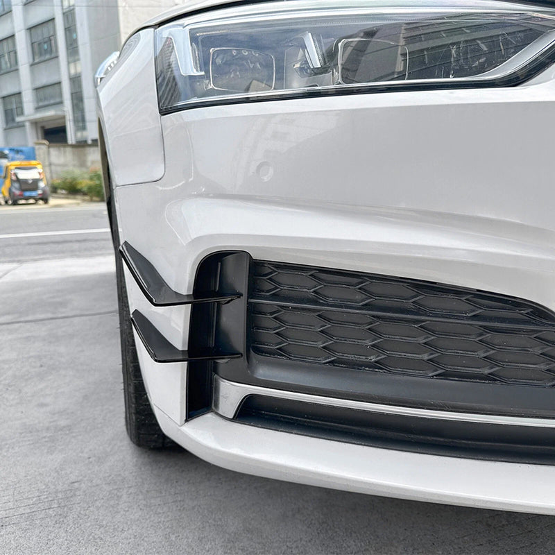 Audi A5 S5 (2017-2020) 2 x Gloss Black Front Side Air Vent Trim Covers