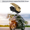 Rectangular with Hole Aluminum Alloy Motorcycle Hanging Hook Yellow