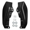 Harley Touring Street Glide (2009-2023) Black Mid Frame Air Deflectors