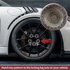 Porsche Cayenne 1 x Wheel Lock Lug Nut 20 Teeth Anti-theft Key Socket