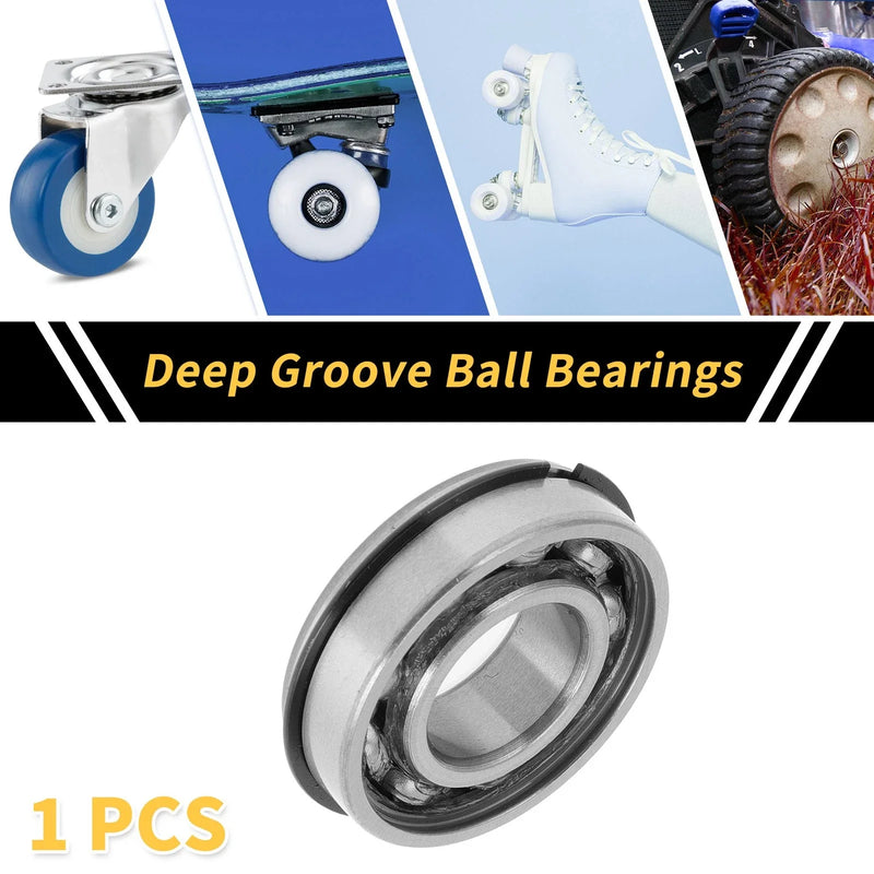 Scooter Skateboard Wheel 6002NR 1Pc Deep Groove Ball Bearings P5 15x32x9mm
