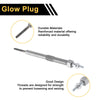 Glow Plug Diesel Silver Tone Steel 1 Pc