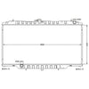 Nissan Patrol GU Aluminium Alloy Radiator 6cyl 4.2L (1998-2001)
