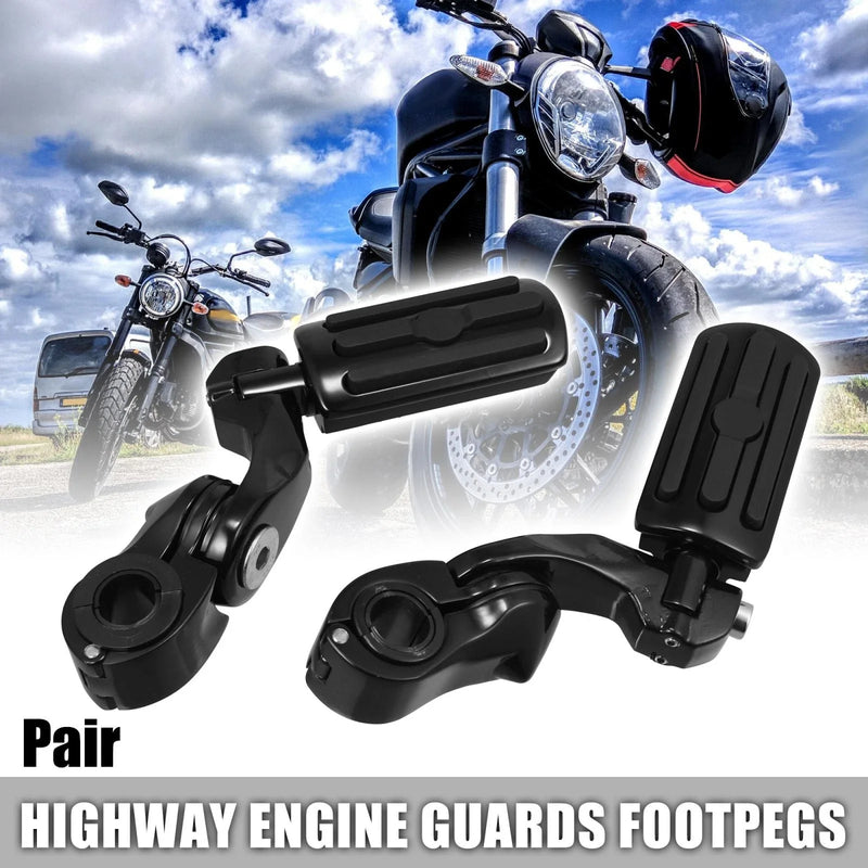 Harley Foot Pegs / Short Angled Mount / Pedal