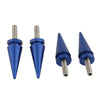Harley Touring Road Glide (1998-2025) Blue 4 x Windscreen Screw Bolts Spike