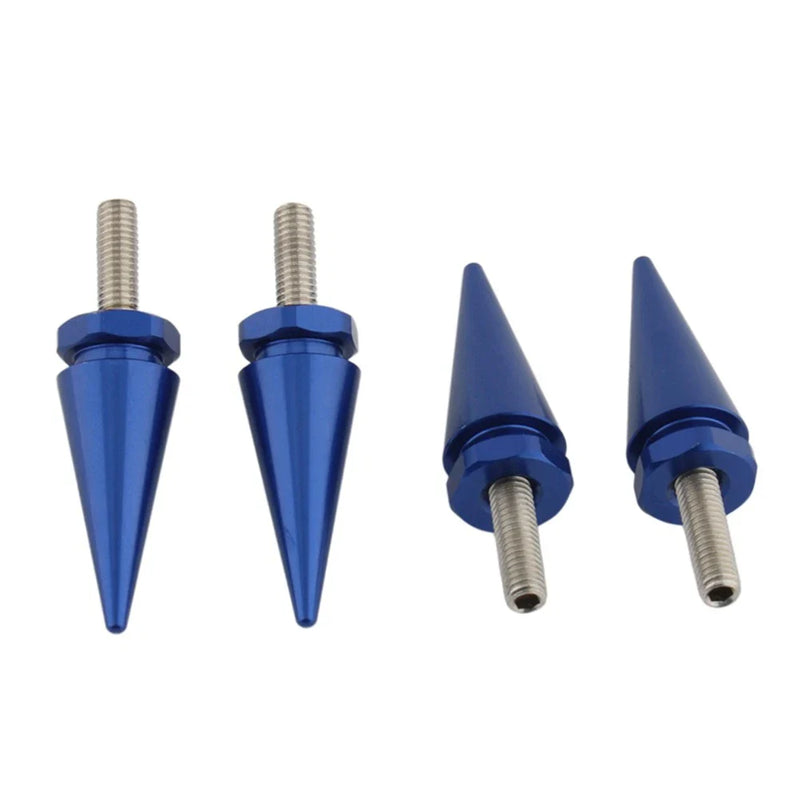 Harley Touring Road Glide (1998-2025) Blue 4 x Windscreen Screw Bolts Spike