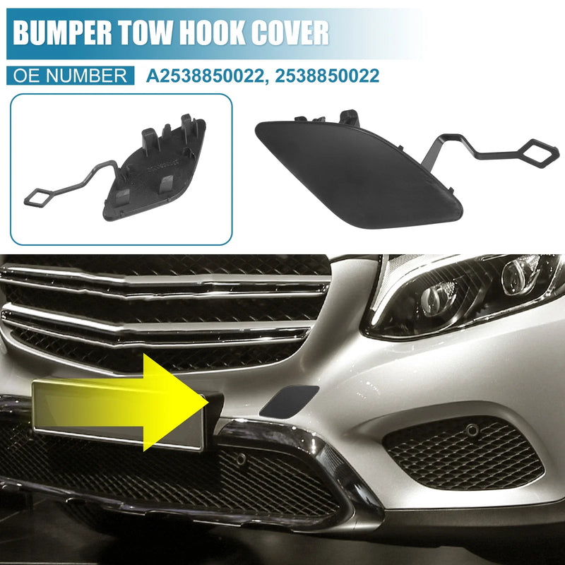 Mercedes-Benz GLC Class Front Bumper Tow Hook Cover (2016-2023)