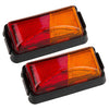 Truck Trailer Clearance Amber Red 6x LED Side Marker Lights