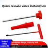 Quick Installation - No Tire Removal Needed 4 x Tire Valve Stem Tools