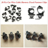 Car Parts Accessories Interior New 20 Pcs Wrap Cable Oil Pipe Fastener