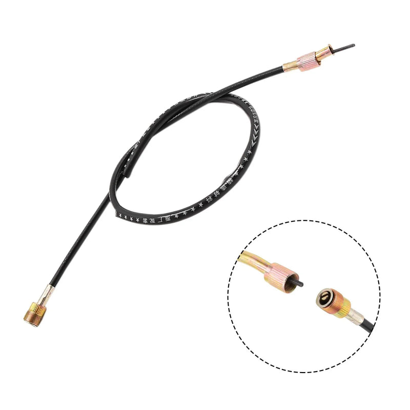 Suzuki GN125 35" Black Rubber Coated Speedometer Cable