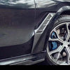 BMW X6 G06 2020-2024 Real Carbon Fiber Side Fender Spoiler Cover Trim Fit