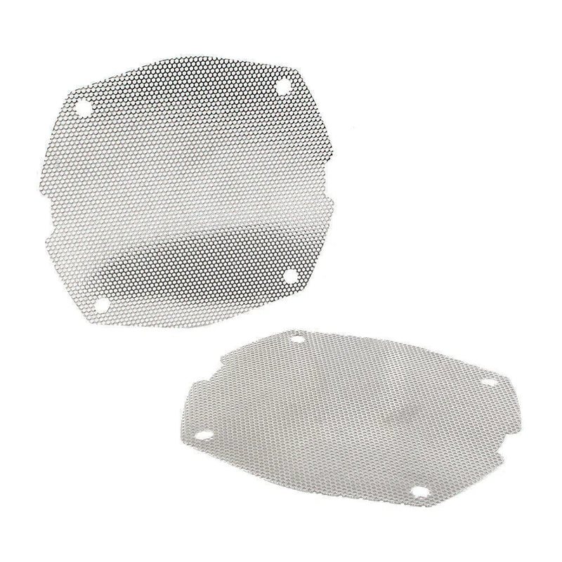 Harley Dresser FLH / T Electra Glide Chrome Front Fairing Mesh Speaker Grilles