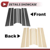 Ford Territory Carbon Fiber 8 Pcs Door Pillar Window Trim (2004-2016)