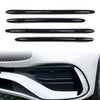 Mercedes C-Class 4pcs Front Bumper Splitter Fins Spoiler Canards (2015-2021)