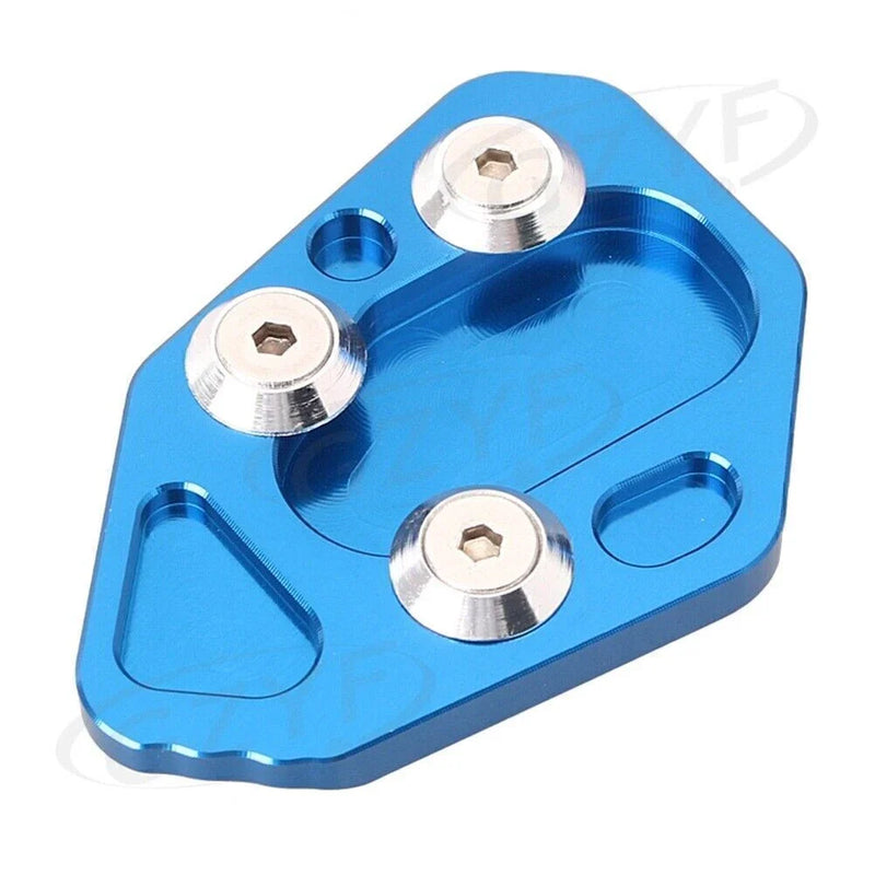 Motorcycle BMW F800R & HP2 Sport Kickstand Pad 2 x Blue (2008-2014)