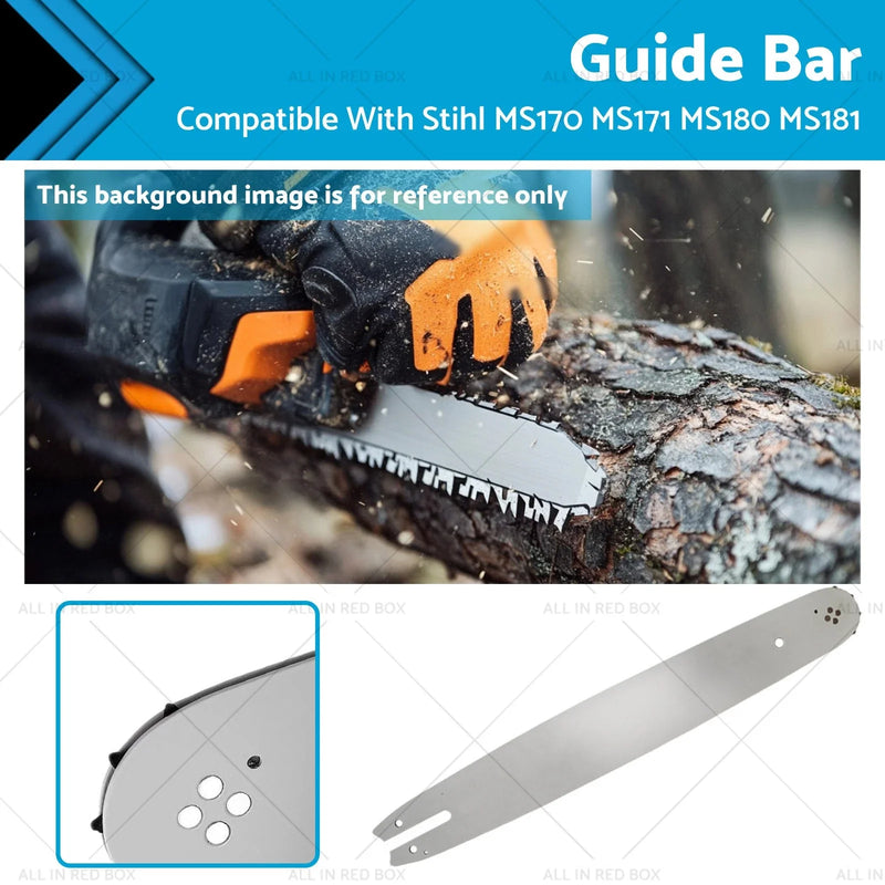 Stihl MS170 MS171 MS180 MS181 16" Chainsaw Bar 3/8LP .043 55DL (2005-2023)
