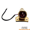 Custom Harley Bobber Brass Crocker Style LED Tail Light Assembly