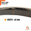 Isuzu D-Max Dmax 3" Slim Fender Flare Arch Gloss Black (2020-2023)