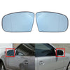 Mercedes CL500 Blue Heated Side Mirror Glass with Plate (2000-2003)