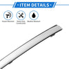 Mercedes-Benz W211 / E Rear Lower Center Bumper Grille Trim (2005-2008)